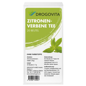 Drogovita Zitronenverbene Tee - 20 Beutel