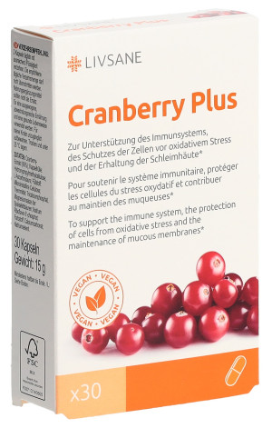 Livsane Cranberry Plus Kapseln - 30 Stk.