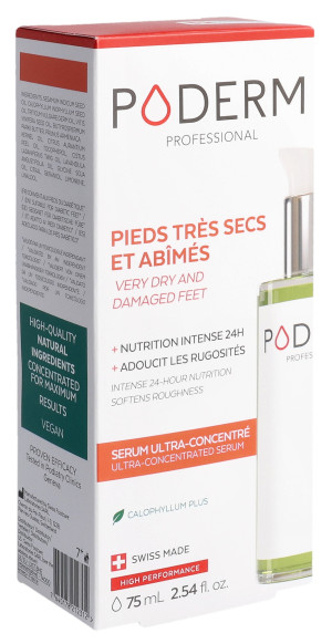 Poderm Serum sehr trockene beschädigte Füsse - 75ml