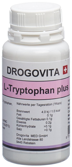 Drogovita L-Tryptophan plus Kapseln - 50 Stk.