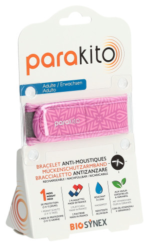 Parakito Mückenschutz Armband Erwachsene Violett - 1 Stk.
