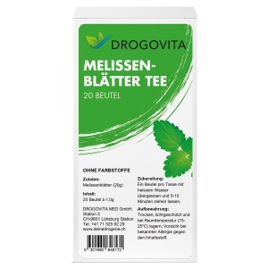 Drogovita Melissen Blätter Tee - 20 Beutel