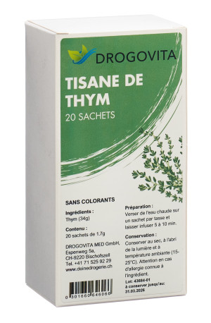 Drogovita Thymian Tee - 20 Beutel