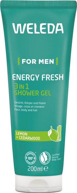 Weleda for Men Energy Fresh Shower Gel 3in1 - 200ml
