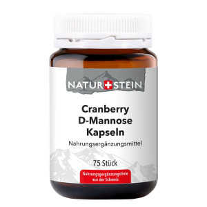 Naturstein Cranberry D-Mannose Kapseln - 75 Stk.