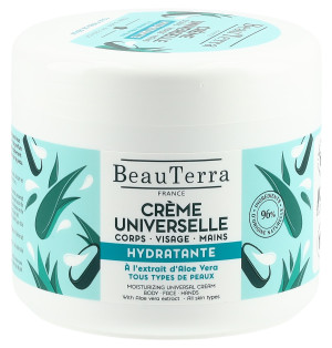 BeauTerra Feuchtigkeitsspendende Universalcreme Aloe Vera - 400ml