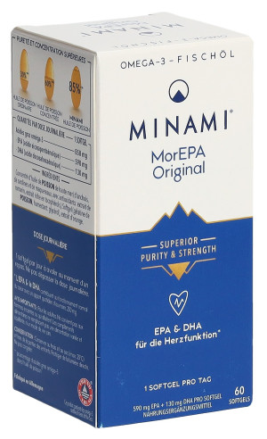 Minami MorEPA Original Softgel Kapseln - 60 Stk.