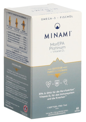 Minami MorEPA Platinum Softgel Kapseln - 60 Stk.