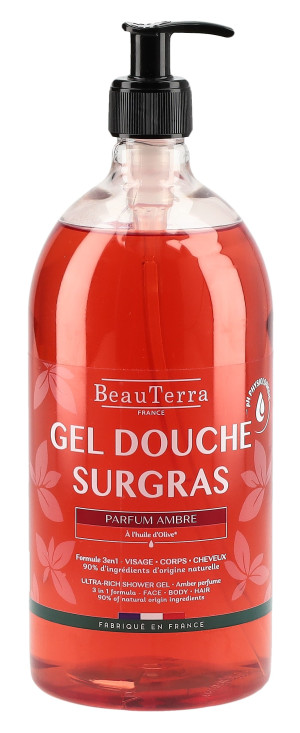 BeauTerra reichhaltiges Duschgel Bernstein - 1000ml