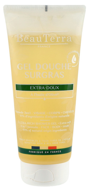 BeauTerra reichhaltiges Duschgel hypoallergen - 200ml