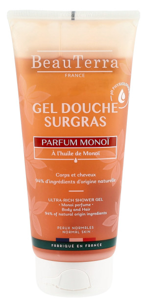 BeauTerra reichhaltiges Duschgel Monoi - 200ml