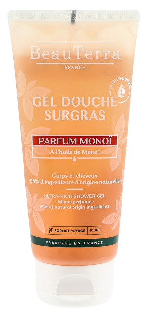 BeauTerra reichhaltiges Duschgel Monoi - 100ml