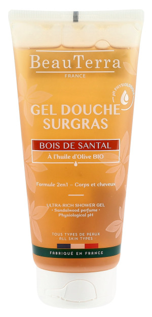 BeauTerra reichhaltiges Duschgel Sandelholz - 200ml