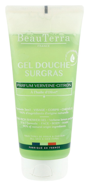 BeauTerra reichhaltiges Duschgel Verveine Citron - 200ml