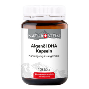 Naturstein Algenöl DHA Kapseln - 100 Stk.