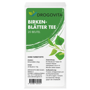 Drogovita Birkenblätter Tee - 20 Beutel