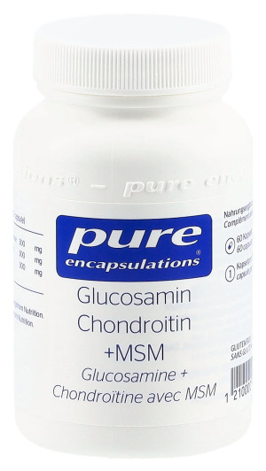 Pure Glucosamin Chondroitin MSM Kapseln - 60 Stk.