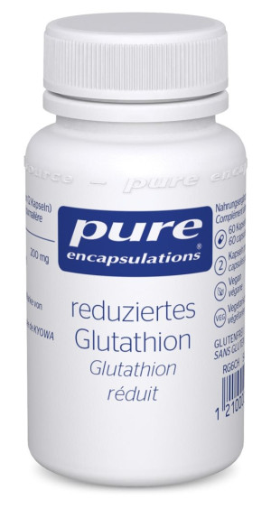 Pure reduziertes Glutathion Kapseln - 60 Stk.