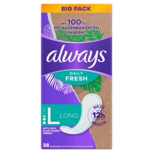 Always Slipeinleinlage Daily Fresh plant Long - 38 Stk.