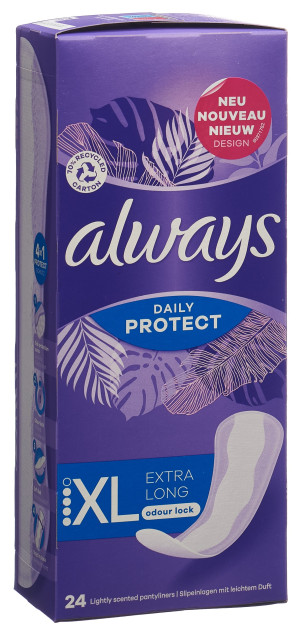 Always Slipeinlagen Daily Protect Extra Long - 24 Stk.