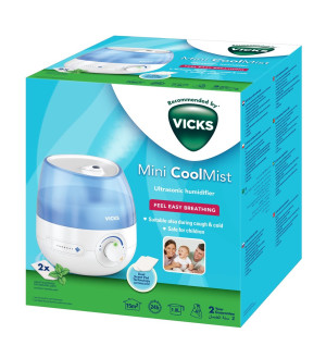 Vicks Mini Kaltluft Ultraschall Luftbefeuchter VUL525E - 1 Set