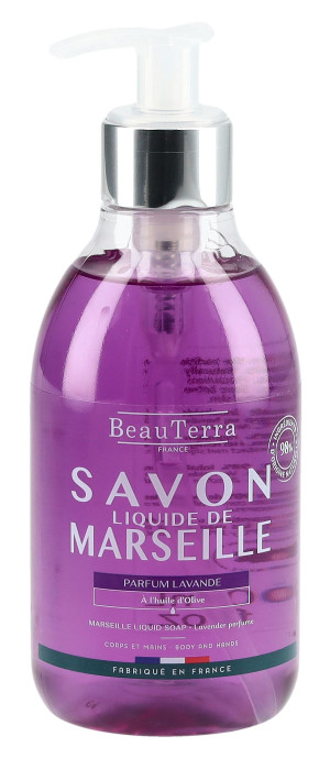 BeauTerra Flüssigseife Marseille Lavendel - 300ml