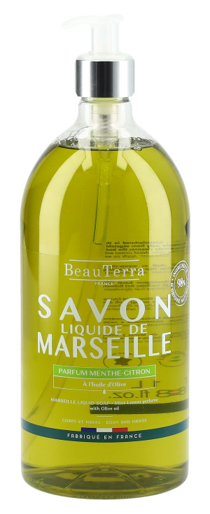 BeauTerra Flüssigseife Marseille Minze Zitrone - 1'000ml