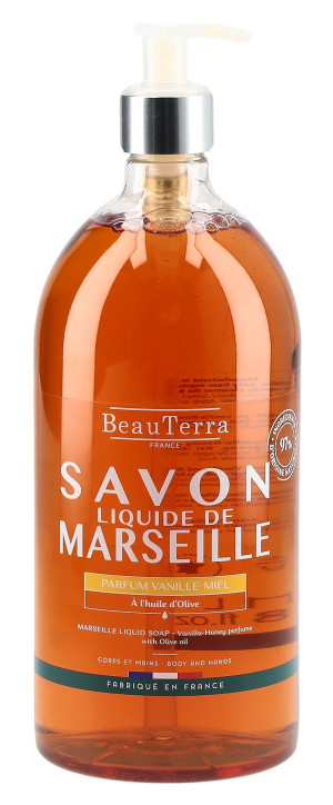 BeauTerra Flüssigseife Marseille Vanille Honig - 1'000ml