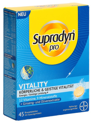 Supradyn pro Vitality Brausetabletten - 45 Stk.
