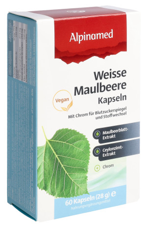 Alpinamed Weisse Maulbeere Kapseln - 60 Stk.