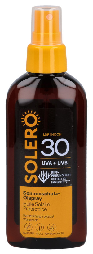 Solero Sonnenschutz-Ölspray SPF30 - 150ml