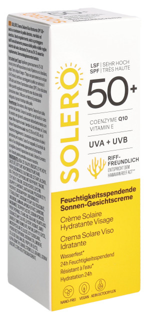 Solero Sonnen-Gesichtscreme SPF50+ - 50ml
