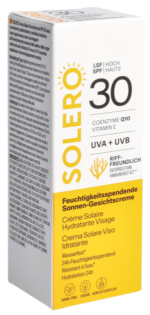 Solero Sonnen-Gesichtscreme SPF30 - 50ml