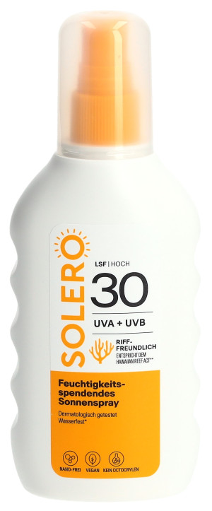 Solero feuchtigkeitsspendendes Sonnenspray SPF30 - 200ml