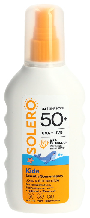Solero Kids Sensitiv Sonnenspray SPF50+ - 200ml