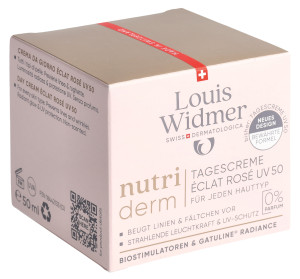 Louis Widmer nutriderm Tagescreme Éclat Rosé UV 50 ohne Parfum - 50ml
