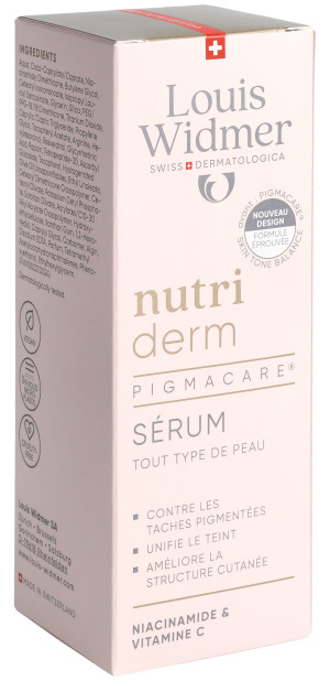 Louis Widmer nutriderm Pigmacare Serum parf - 30ml