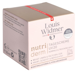 Louis Widmer nutriderm Tagescreme UV 20 ohne Parfum - 50ml