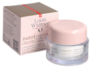 Louis Widmer nutriderm Nachtcreme Vitalisante ohne Parfum - 50ml