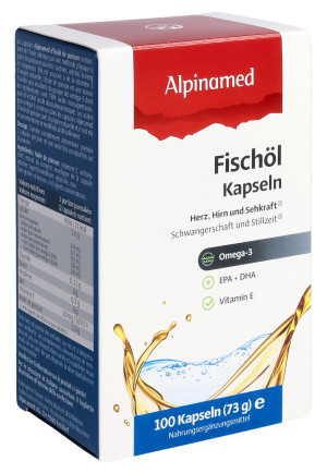 Alpinamed Fischöl Kapseln - 100 Stk.
