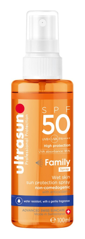 Ultrasun Family Wet Skin SPF50 - 100ml Spray