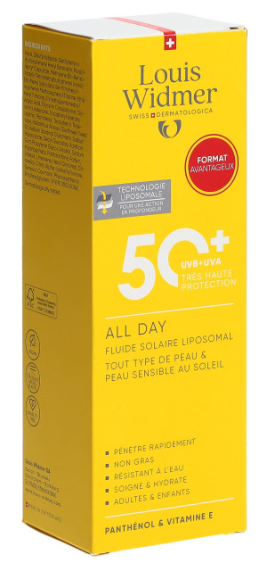 Louis Widmer All Day 50+ Sonnenfluid parf - 200ml