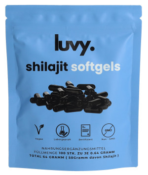 Luvy Shilajit Softgels - 100 Stk.