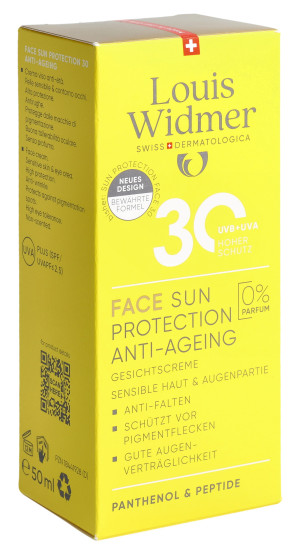 Louis Widmer Face Sun Protection Anti-Ageing 30 ohne Parfum - 50ml