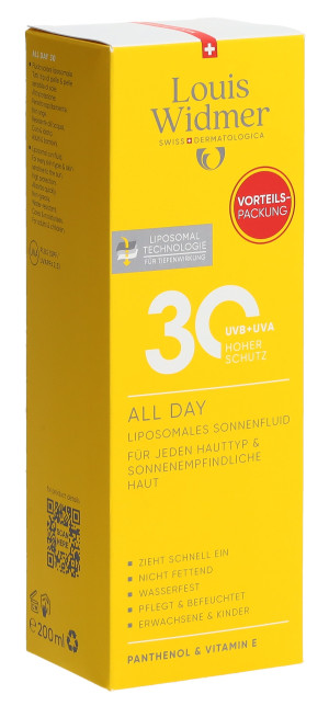 Louis Widmer All Day 30 Sonnenfluid parf - 200ml