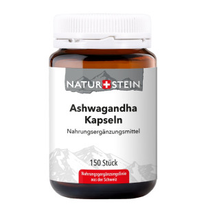 Naturstein Ashwagandha Kapseln - 150 Stk.