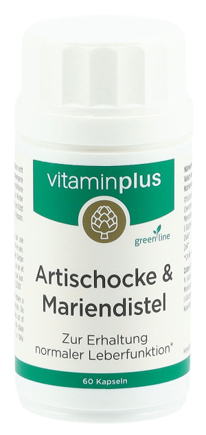 Vitaminplus Artischocke Mariendistel Kapseln - 60 Stk.