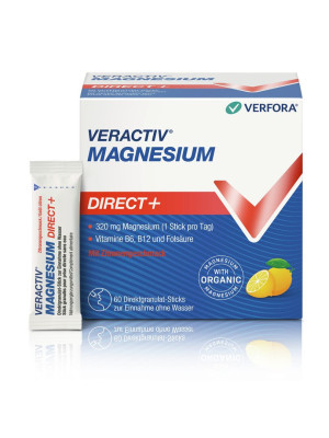 Veractiv Magnesium Direct+ Zitrone - 60 Sticks