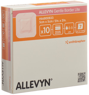 Allevyn Gentle Border Lite 5x5cm - 10 Stk.