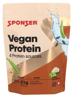 Sponser Vegan Protein Chocolate - 480g